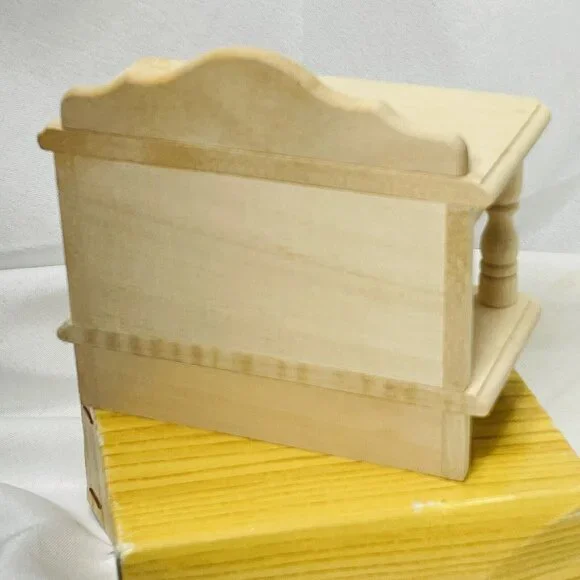 Bodo Hennig Dollhouse Waschtisch Wood Side Table With Drawers 230 Germany In Box - Picture 4 of 10